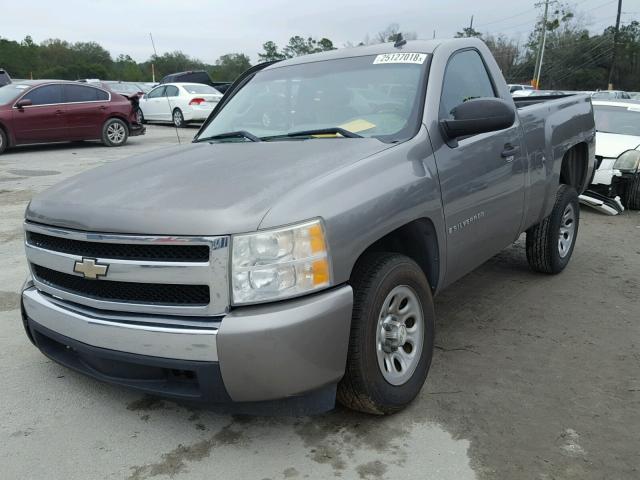 1GCEC14X18Z136090 - 2008 CHEVROLET SILVERADO GRAY photo 2