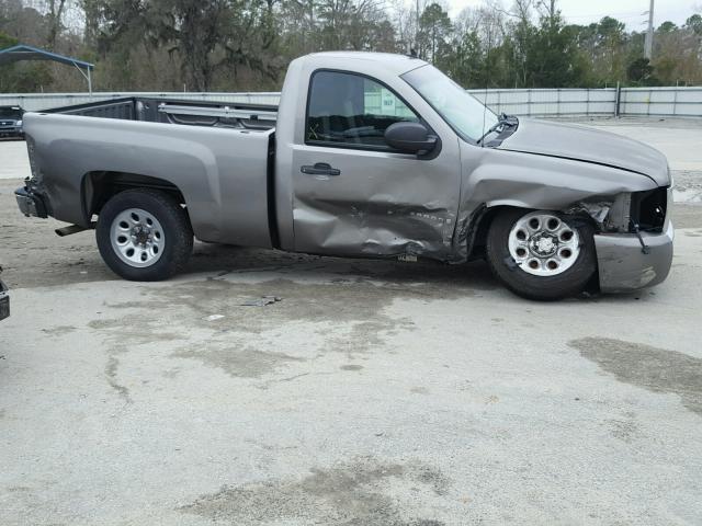 1GCEC14X18Z136090 - 2008 CHEVROLET SILVERADO GRAY photo 9