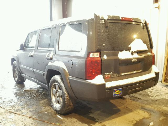 1J8HG48K86C330674 - 2006 JEEP COMMANDER ნაცრისფერი ფოტო 3
