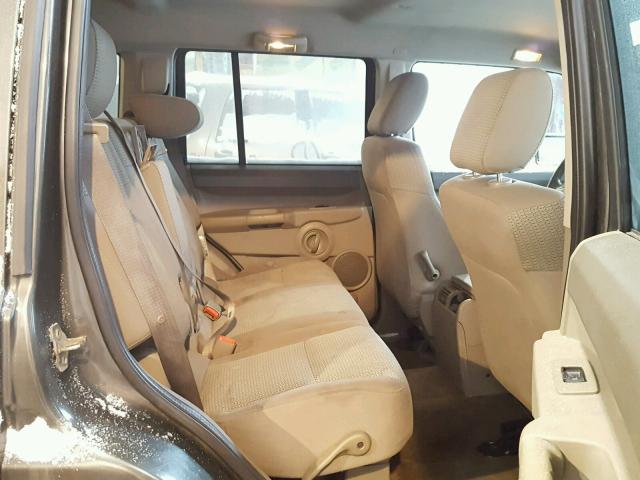 1J8HG48K86C330674 - 2006 JEEP COMMANDER ნაცრისფერი ფოტო 6