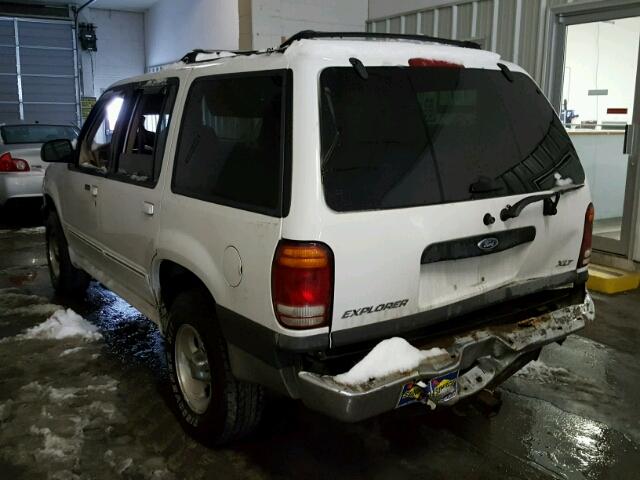 1FMZU73E2YZC68238 - 2000 FORD EXPLORER X WHITE photo 3