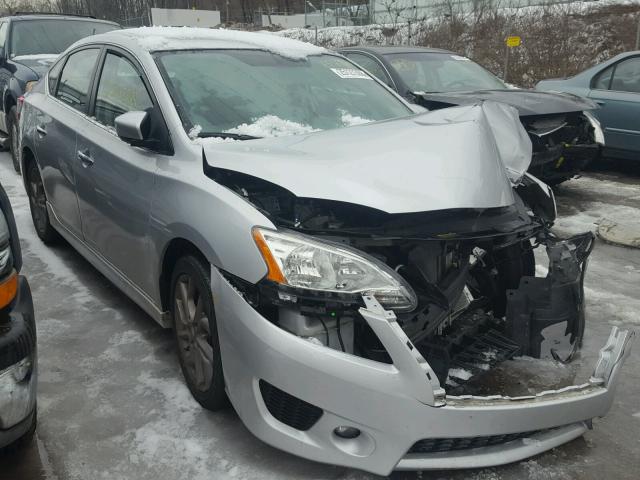 3N1AB7AP8EL629442 - 2014 NISSAN SENTRA S SILVER photo 1