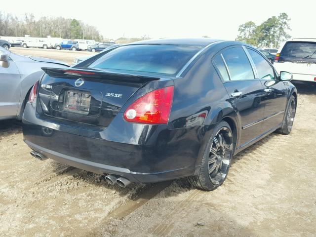 1N4BA41E47C862904 - 2007 NISSAN MAXIMA SE BLACK photo 4