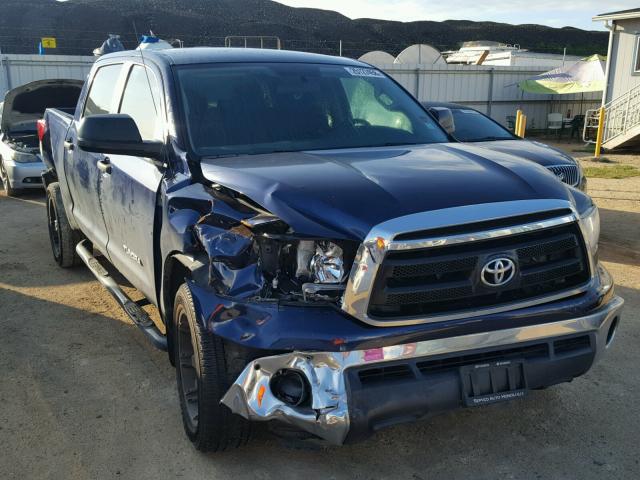 5TFEY5F19DX136409 - 2013 TOYOTA TUNDRA CRE BLUE photo 1