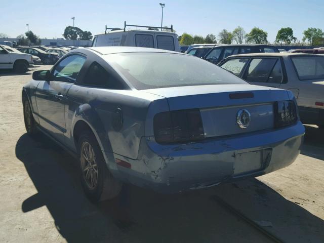 1ZVFT80N275288531 - 2007 FORD MUSTANG BLUE photo 3