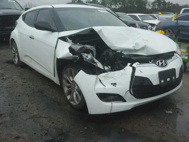 KMHTC6AD8EU212634 - 2014 HYUNDAI VELOSTER B WHITE photo 1