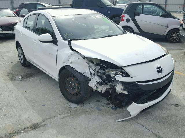 JM1BL1SF9A1174152 - 2010 MAZDA 3 I WHITE photo 1