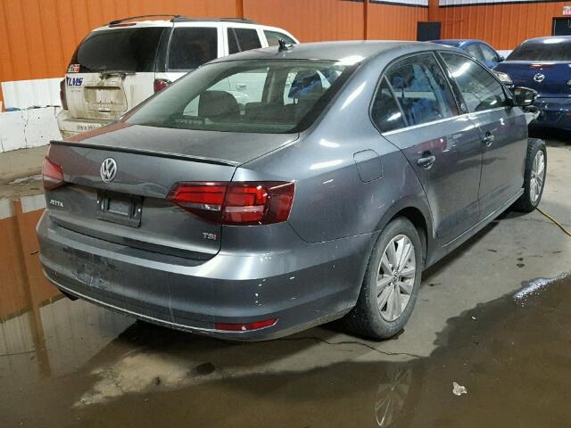 3VWDB7AJ1HM313818 - 2017 VOLKSWAGEN JETTA SE GRAY photo 4