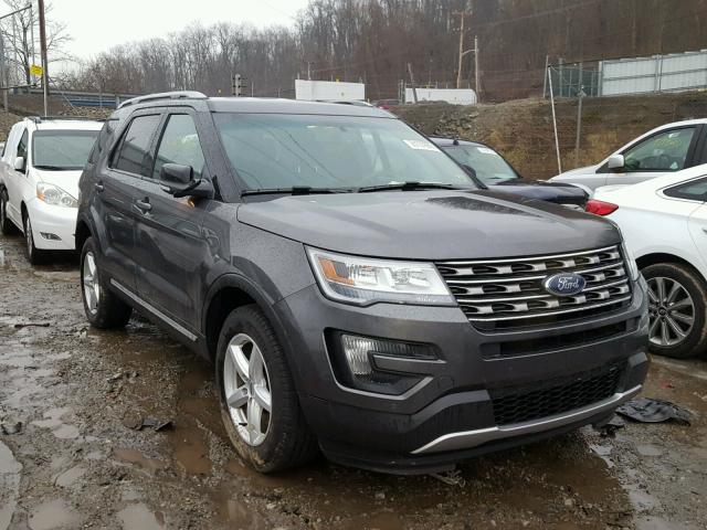 1FM5K8D82GGA17426 - 2016 FORD EXPLORER X GRAY photo 1