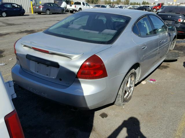 2G2WP522141200126 - 2004 PONTIAC GRAND PRIX SILVER photo 4