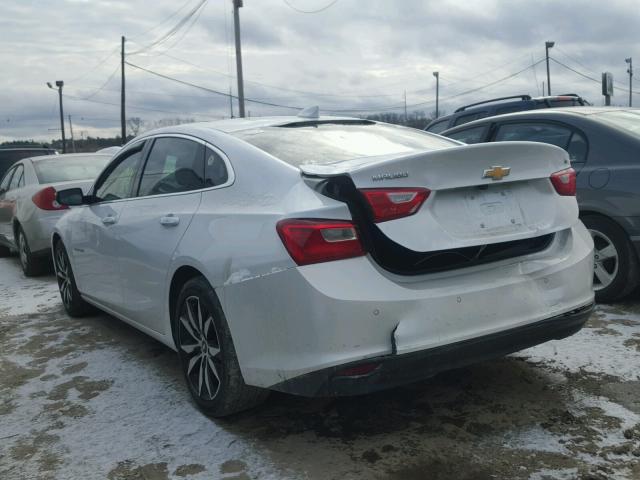 1G1ZE5ST3HF173493 - 2017 CHEVROLET MALIBU LT WHITE photo 3