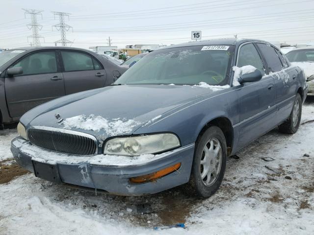 1G4CW54K824151079 - 2002 BUICK PARK AVENU BLUE photo 2