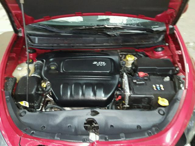 1C3CDFBAXDD310640 - 2013 DODGE DART SXT RED photo 7