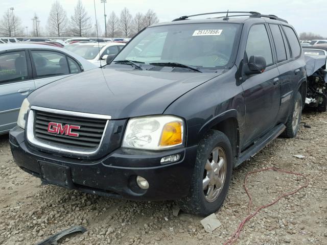 1GKDT13S342437209 - 2004 GMC ENVOY CHARCOAL photo 2