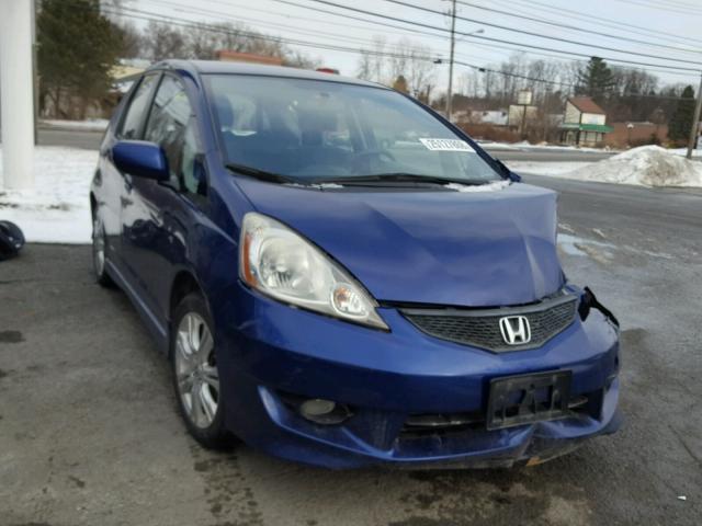 JHMGE87409S056205 - 2009 HONDA FIT SPORT BLUE photo 1