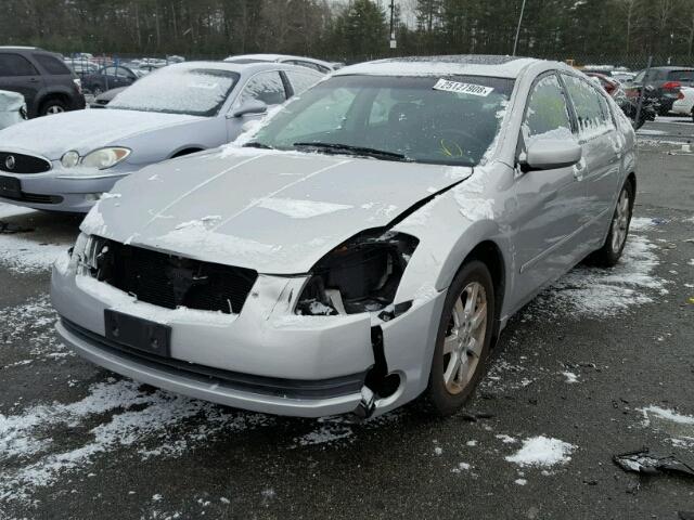 1N4BA41E24C832814 - 2004 NISSAN MAXIMA SE SILVER photo 2