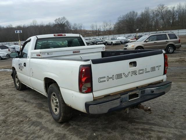 1GCEC14V74Z260311 - 2004 CHEVROLET SILVERADO WHITE photo 3