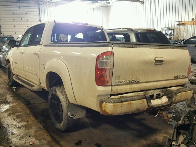 5TBDT48185S494568 - 2005 TOYOTA TUNDRA DOU WHITE photo 3