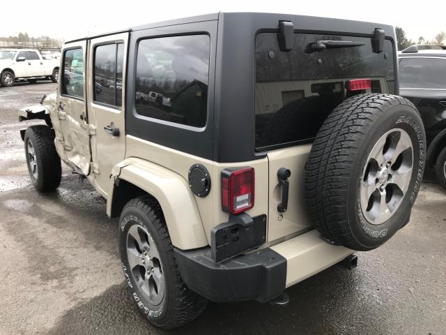 1C4HJWEG6HL680621 - 2017 JEEP WRANGLER U TAN photo 3