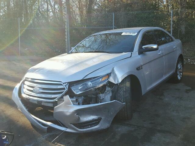 1FAHP2F93FG126374 - 2015 FORD TAURUS LIM SILVER photo 2