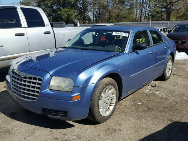 2C3LA43R87H743222 - 2007 CHRYSLER 300 BLUE photo 2