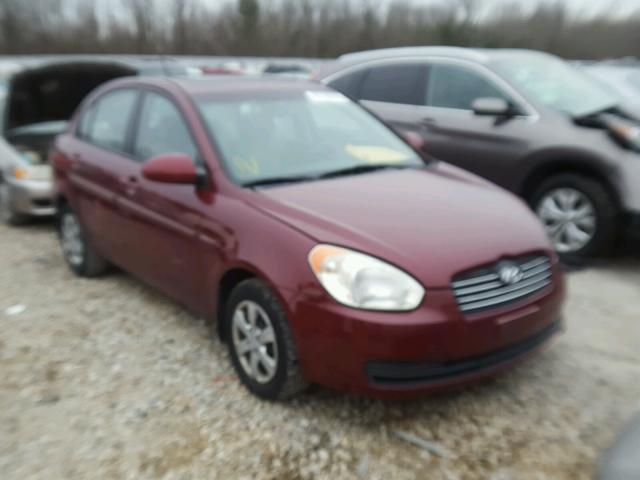 KMHCN46CX9U290529 - 2009 HYUNDAI ACCENT GLS MAROON photo 1