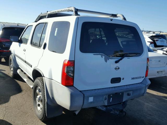 5N1ED28Y1YC598119 - 2000 NISSAN XTERRA XE WHITE photo 3