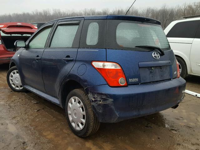 JTKKT624260147862 - 2006 TOYOTA SCION XA BLUE photo 3