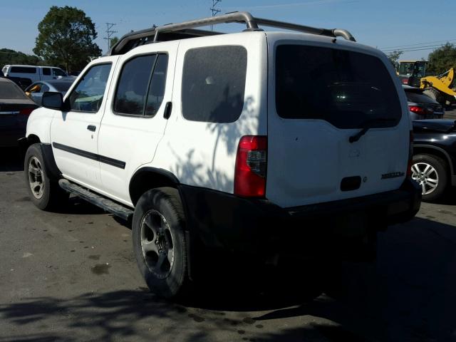 5N1ED28Y24C604827 - 2004 NISSAN XTERRA XE WHITE photo 3