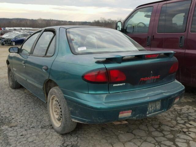 1G2JB5245X7548108 - 1999 PONTIAC SUNFIRE SE GREEN photo 3