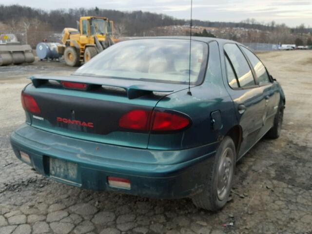 1G2JB5245X7548108 - 1999 PONTIAC SUNFIRE SE GREEN photo 4