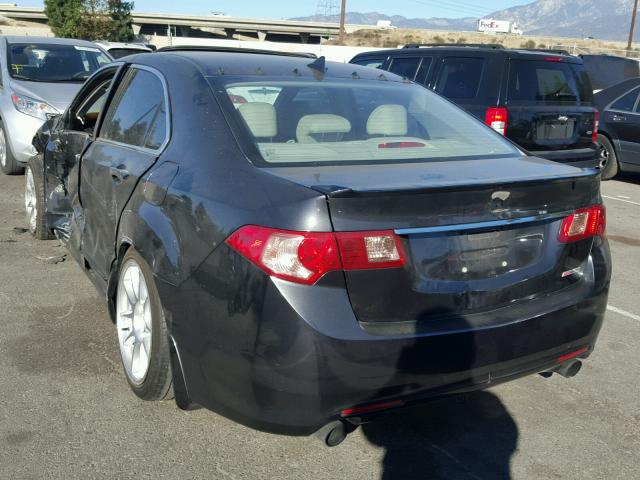 JH4CU2F61BC015681 - 2011 ACURA TSX BLACK photo 3