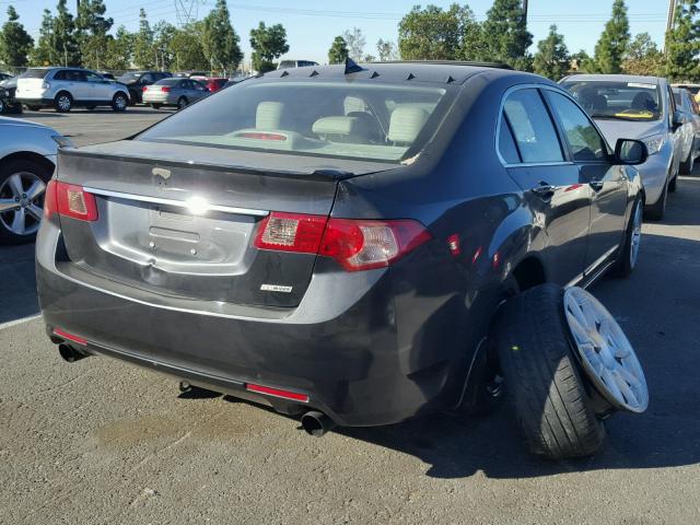 JH4CU2F61BC015681 - 2011 ACURA TSX BLACK photo 4