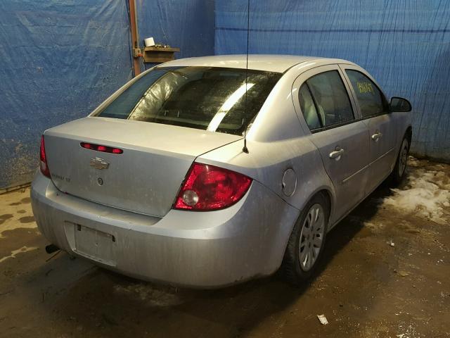 1G1AD5F54A7196969 - 2010 CHEVROLET COBALT 1LT SILVER photo 4