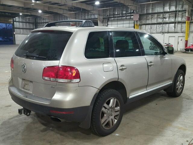 WVGCM67LX4D002787 - 2004 VOLKSWAGEN TOUAREG 4. BEIGE photo 4