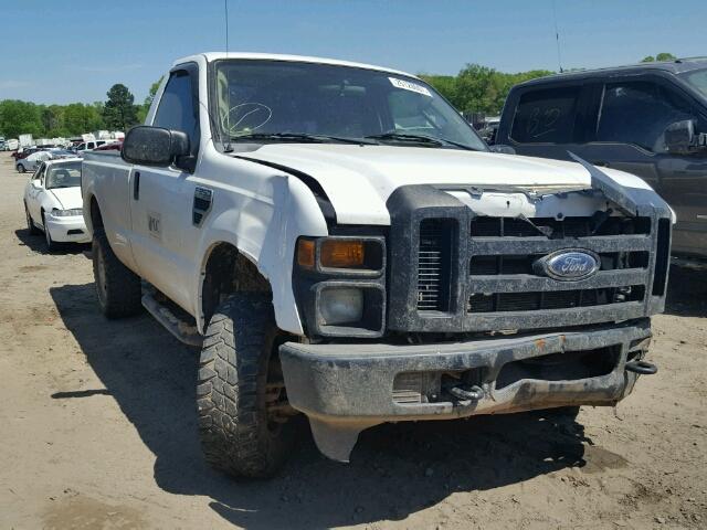 1FTNF21578EC21443 - 2008 FORD F250 SUPER WHITE photo 1