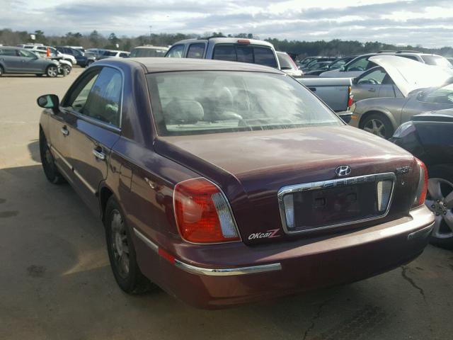 KMHFU45E05A396440 - 2005 HYUNDAI XG 350 MAROON photo 3