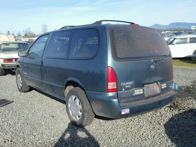 4N2DN11W8TD836659 - 1996 NISSAN QUEST XE BLUE photo 3