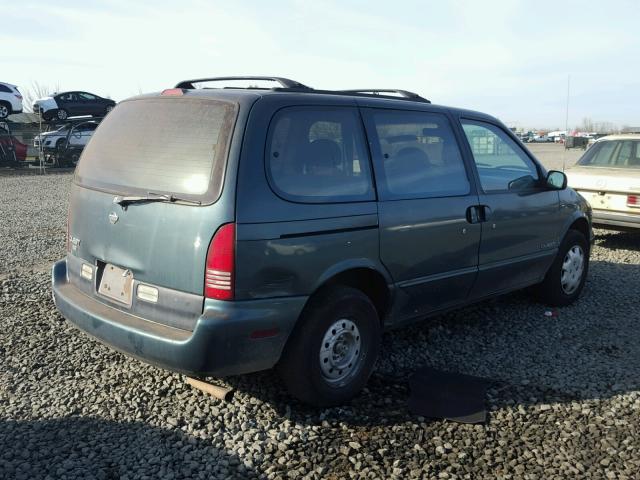 4N2DN11W8TD836659 - 1996 NISSAN QUEST XE BLUE photo 4