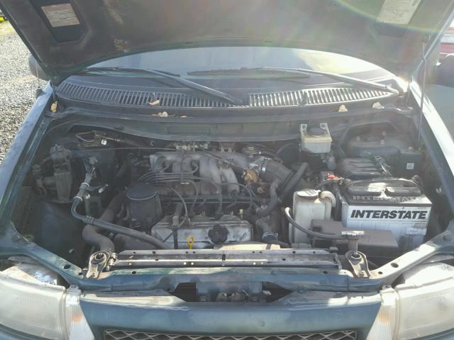 4N2DN11W8TD836659 - 1996 NISSAN QUEST XE BLUE photo 7