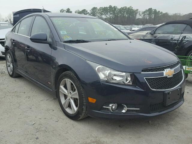 1G1PE5SB5E7412921 - 2014 CHEVROLET CRUZE LT BLUE photo 1