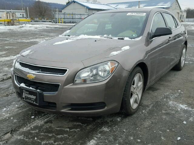 1G1ZA5EU8CF212362 - 2012 CHEVROLET MALIBU LS BROWN photo 2