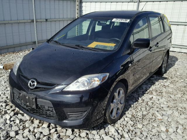 JM1CR293390336234 - 2009 MAZDA 5 BLACK photo 2