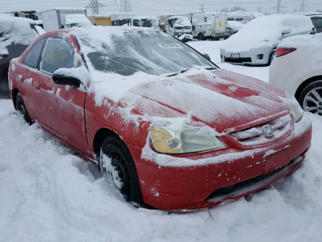 1HGEM22563L083565 - 2003 HONDA CIVIC LX RED photo 1