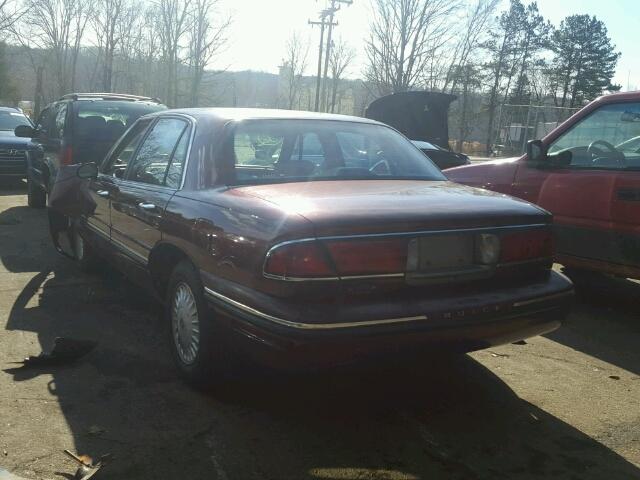 1G4HP52K6VH568302 - 1997 BUICK LESABRE CU BURGUNDY photo 3