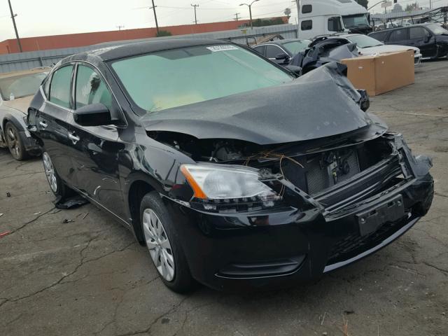 3N1AB7AP7FY338578 - 2015 NISSAN SENTRA S BLACK photo 1