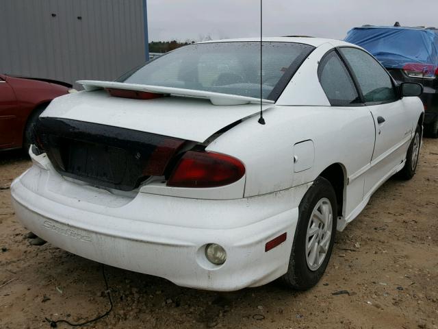 1G2JB1242Y7454956 - 2000 PONTIAC SUNFIRE SE WHITE photo 4