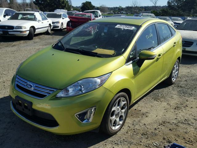 3FADP4CJ1BM125314 - 2011 FORD FIESTA SEL GREEN photo 2