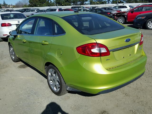 3FADP4CJ1BM125314 - 2011 FORD FIESTA SEL GREEN photo 3