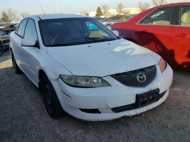 1YVFP80C255M59386 - 2005 MAZDA 6 I WHITE photo 1